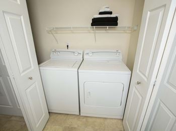 Washer/dryer included